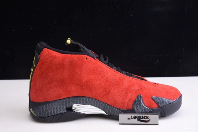 Reps TBkick Air 654459-670 Red Challenge Jordan 14 Retro 0709